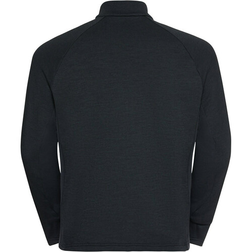 ODLO MIDLAYER FULL ZIP BERRA MERINO negro