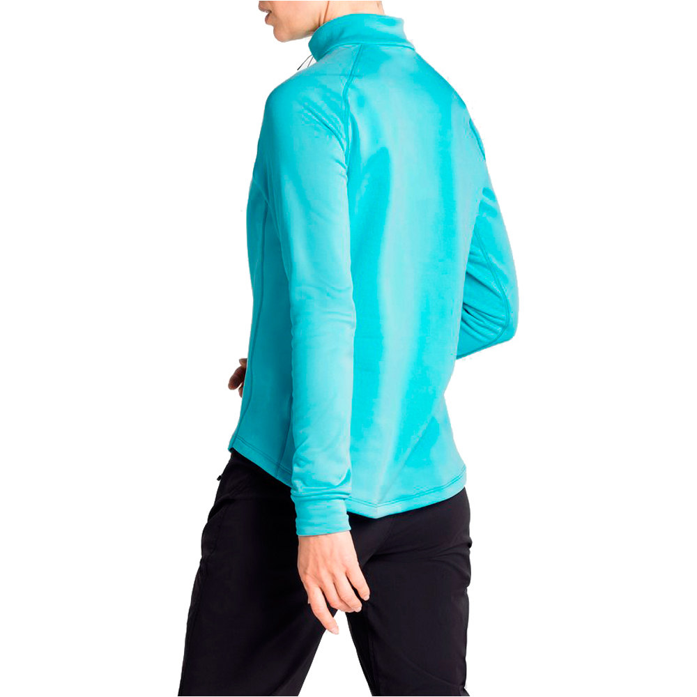 Odlo forro polar mujer Odlo Midlayer 1/2 zip BERRA vista trasera Odlo forro polar mujer Odlo Midlayer 1/2 zip BERRA vista trasera