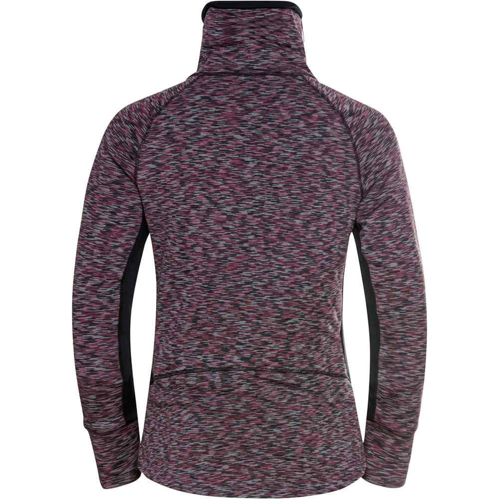 Odlo forro polar mujer Odlo Midlayer 1/2 zip BERRA SL vista trasera Odlo forro polar mujer Odlo Midlayer 1/2 zip BERRA SL vista trasera