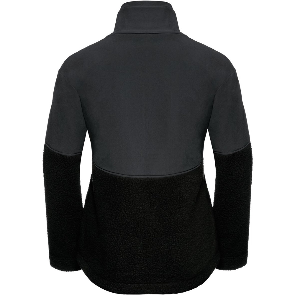 Odlo forro polar mujer Odlo Midlayer full zip HALDEN COSY vista trasera Odlo forro polar mujer Odlo Midlayer full zip HALDEN COSY vista trasera