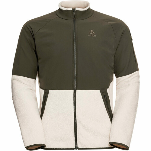 ODLO MIDLAYER FULL ZIP HALDEN COSY verde