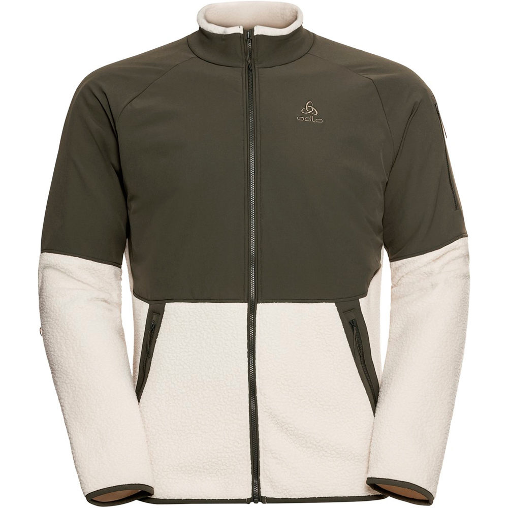Odlo forro polar hombre Odlo Midlayer full zip HALDEN COSY vista detalle Odlo forro polar hombre Odlo Midlayer full zip HALDEN COSY vista detalle