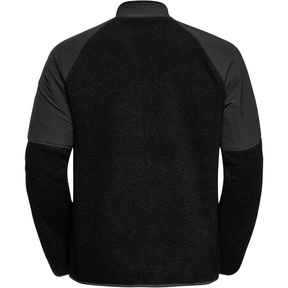 Odlo forro polar hombre Odlo Midlayer full zip HALDEN COSY NE vista trasera Odlo forro polar hombre Odlo Midlayer full zip HALDEN COSY NE vista trasera