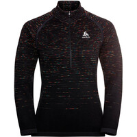 Odlo forro polar mujer Odlo Midlayer 1/2 zip BLACKCOMB vista detalle Odlo forro polar mujer Odlo Midlayer 1/2 zip BLACKCOMB vista detalle