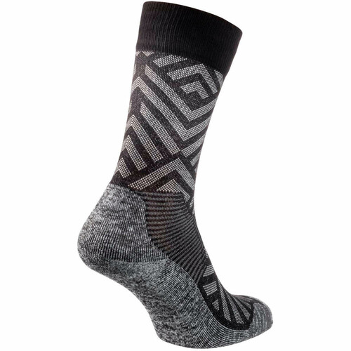 ODLO SOCKS CREW CERAMICOOL HIKE GRAPHIC negro