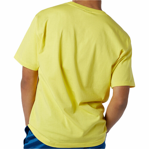 NEW BALANCE NB ESSENTIALS TAG TEE amarillo