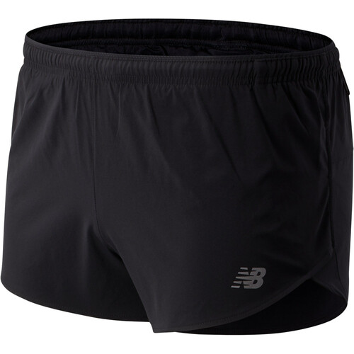 NEW BALANCE IMPACT RUN 3 INCH SPLIT SHORT negro