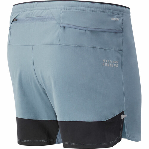 NEW BALANCE IMPACT RUN 5 INCH SHORT gris