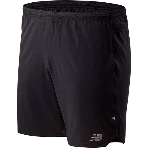 NEW BALANCE IMPACT RUN 7 INCH SHORT negro