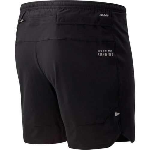 NEW BALANCE IMPACT RUN 7 INCH SHORT negro