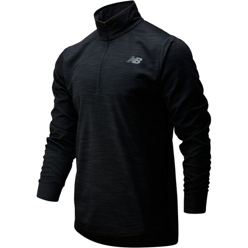 NEW BALANCE TENACITY QUARTER ZIP negro