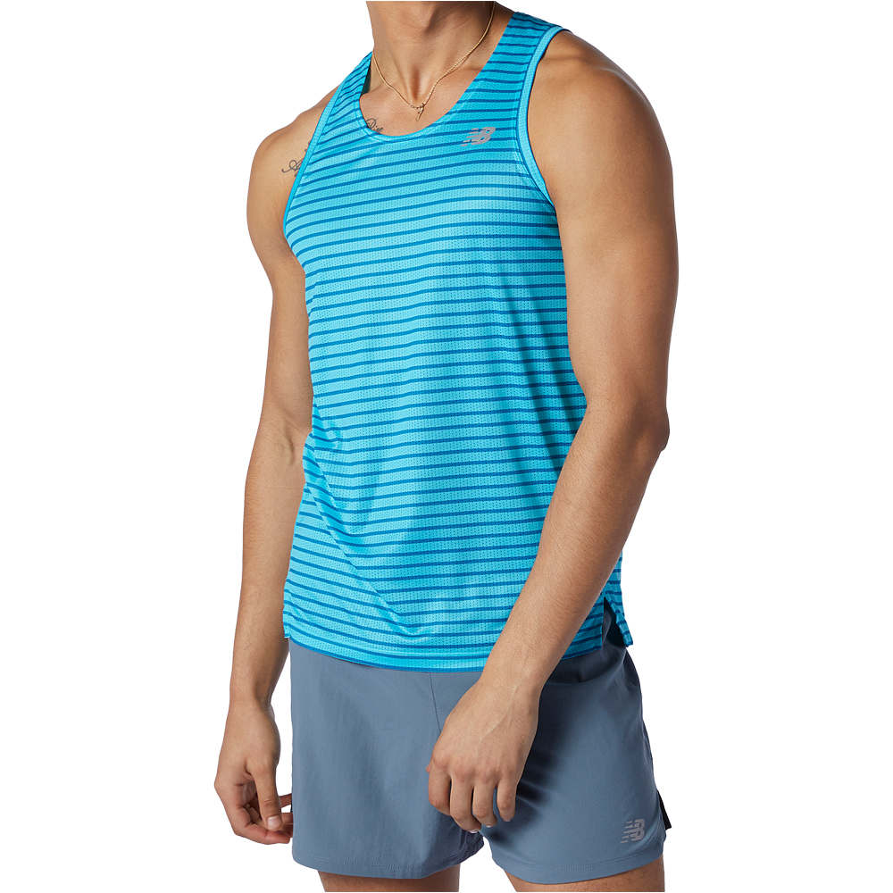 New Balance camiseta entrenamiento sin mangas hombre New Balance Printed Impact Run Singlet 04 New Balance camiseta entrenamiento sin mangas hombre New Balance Printed Impact Run Singlet 04