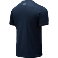 New Balance camiseta técnica manga corta hombre New Balance Impact Run Short Sleeve vista trasera New Balance camiseta técnica manga corta hombre New Balance Impact Run Short Sleeve vista trasera