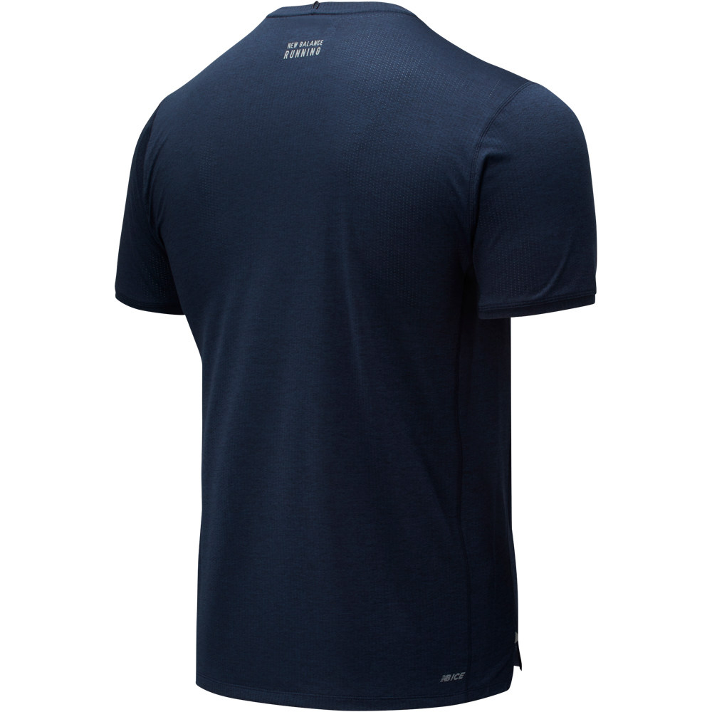 New Balance camiseta técnica manga corta hombre New Balance Impact Run Short Sleeve vista trasera New Balance camiseta técnica manga corta hombre New Balance Impact Run Short Sleeve vista trasera