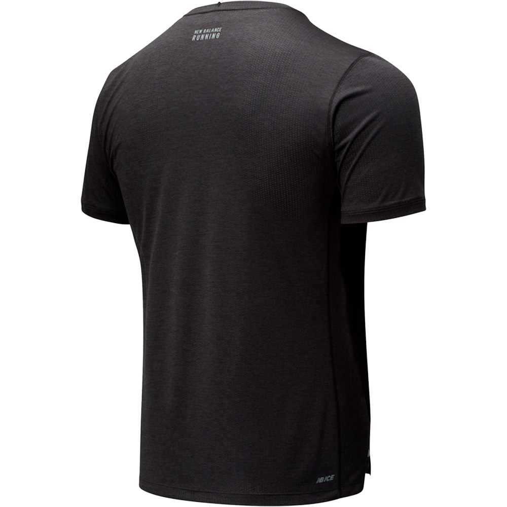 New Balance camiseta técnica manga corta hombre New Balance Impact Run Short Sleeve vista trasera New Balance camiseta técnica manga corta hombre New Balance Impact Run Short Sleeve vista trasera