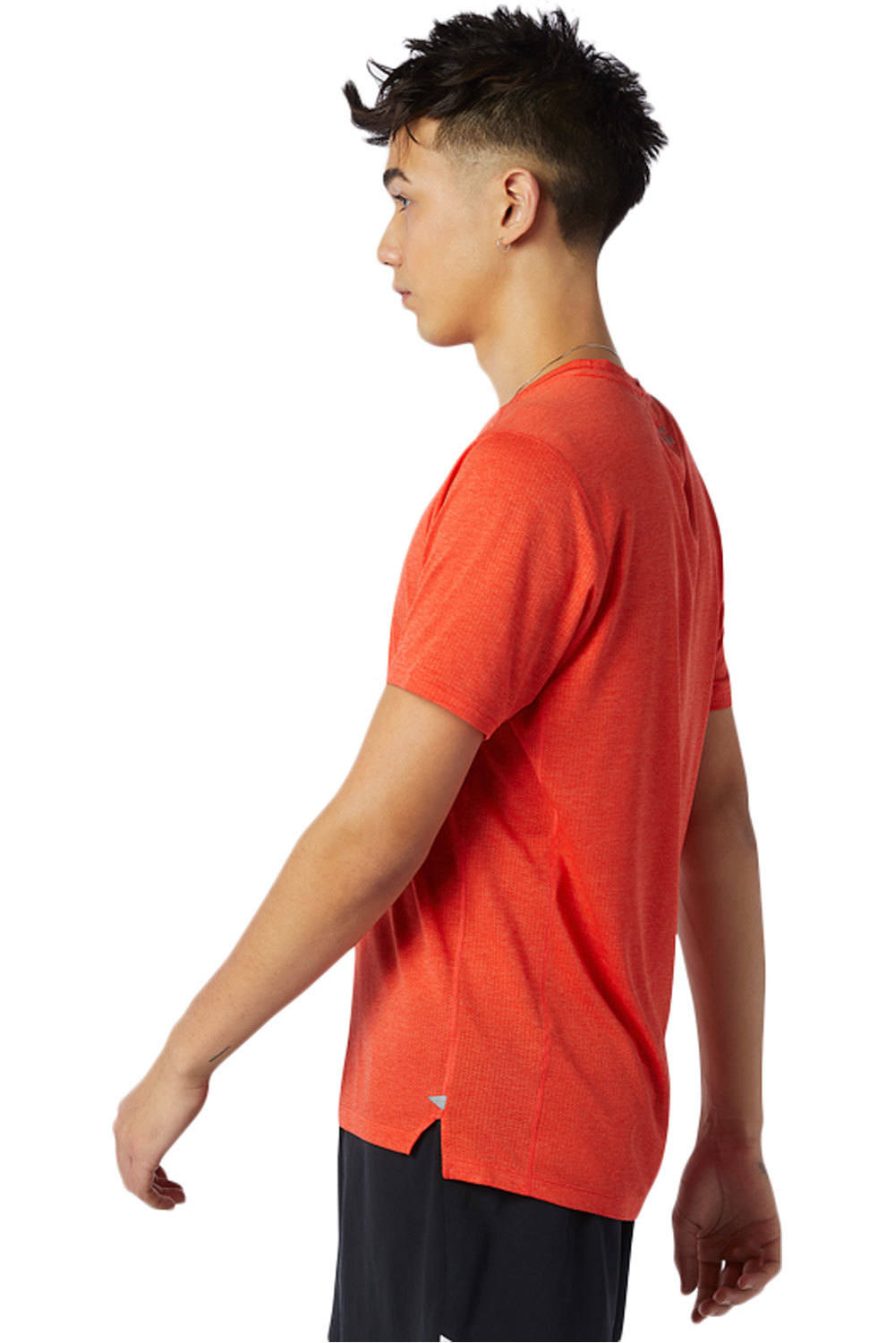 New Balance camiseta técnica manga corta hombre New Balance Impact Run Short Sleeve vista trasera New Balance camiseta técnica manga corta hombre New Balance Impact Run Short Sleeve vista trasera