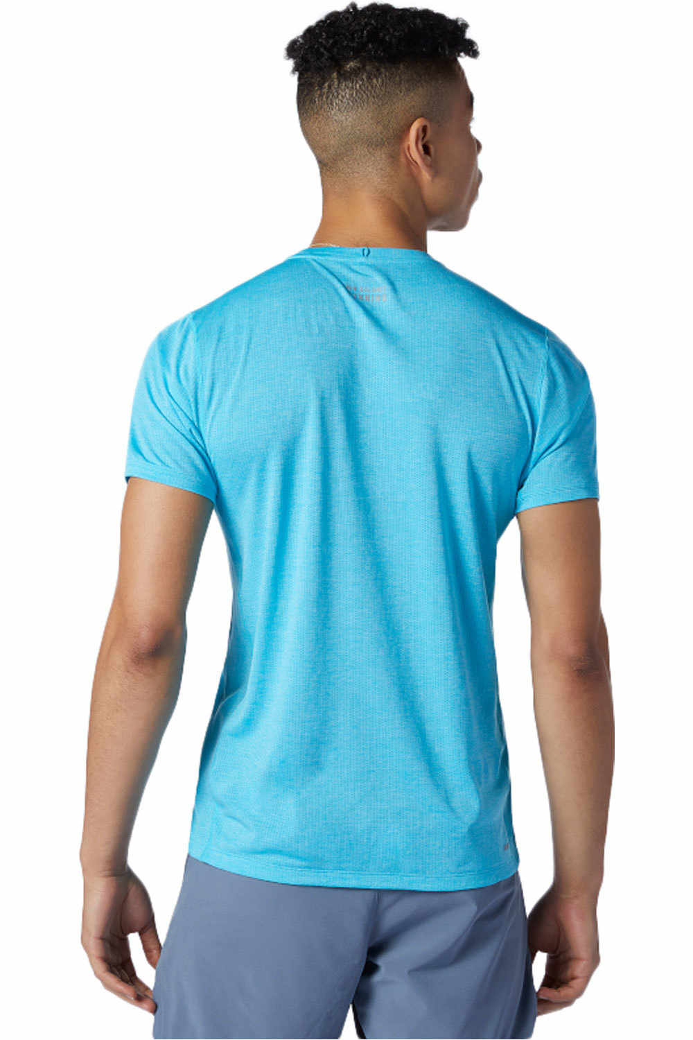 New Balance camiseta técnica manga corta hombre New Balance Impact Run Short Sleeve vista trasera New Balance camiseta técnica manga corta hombre New Balance Impact Run Short Sleeve vista trasera