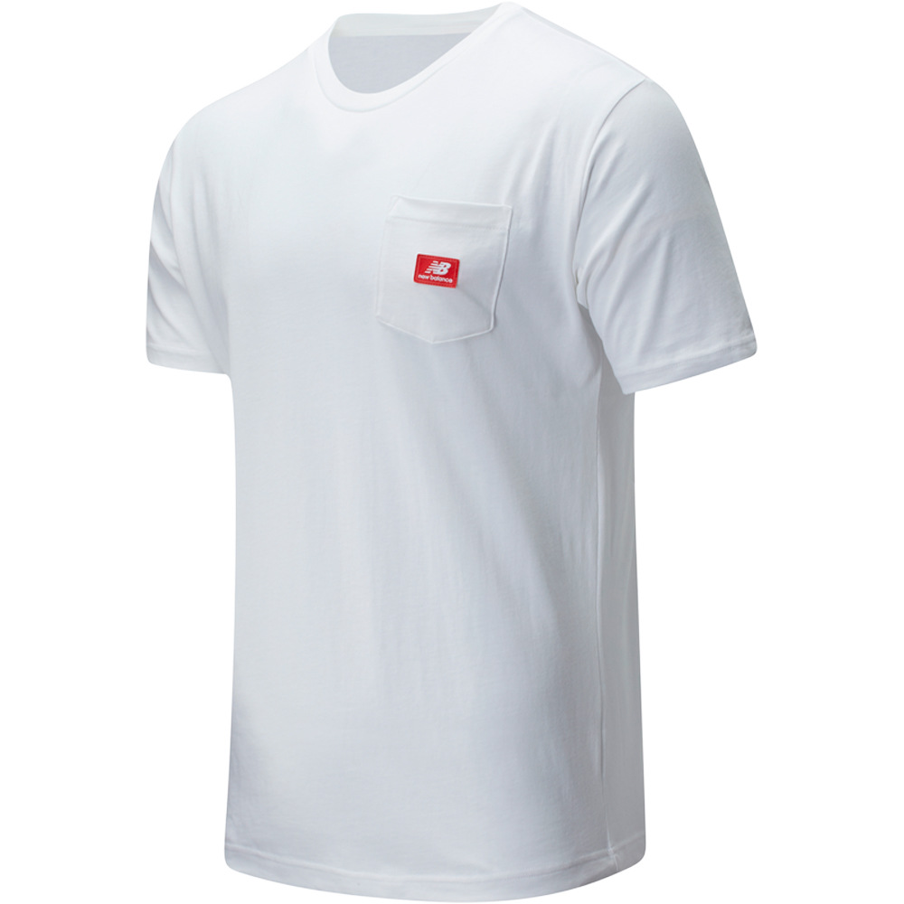 New Balance camiseta técnica manga corta hombre New Balance NB Athletics Pocket Tee vista frontal New Balance camiseta técnica manga corta hombre New Balance NB Athletics Pocket Tee vista frontal