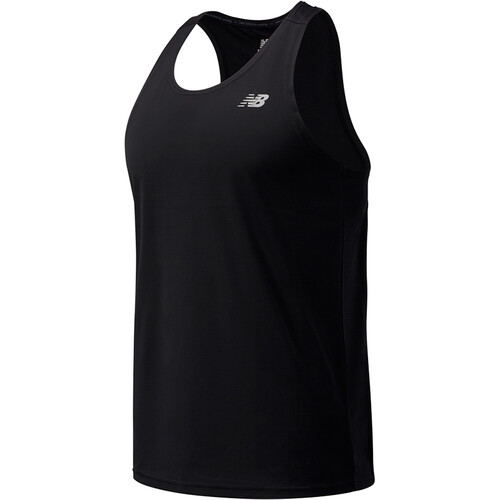 NEW BALANCE ACCELERATE SINGLET negro