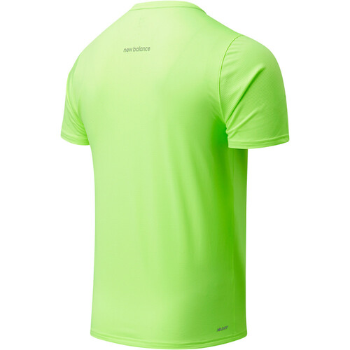 NEW BALANCE PRINTED ACCELERATE SHORT SLEEVE verde