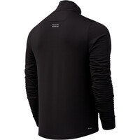 New Balance camiseta técnica manga larga hombre New Balance Impact Run Grid Back Half Zip vista trasera New Balance camiseta técnica manga larga hombre New Balance Impact Run Grid Back Half Zip vista trasera