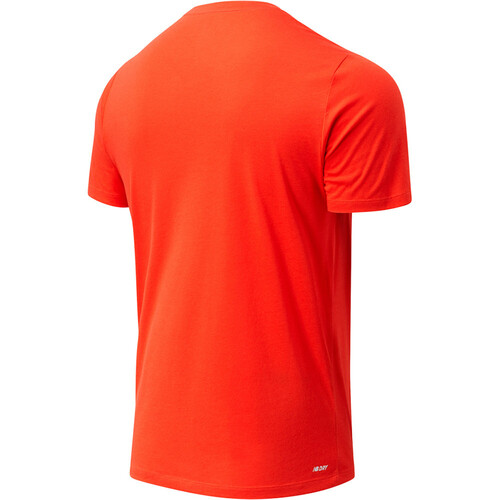 NEW BALANCE GRAPHIC HEATHERTECH TEE rojo