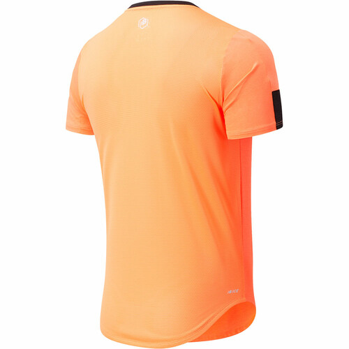 NEW BALANCE FAST FLIGHT SHORT SLEEVE naranja