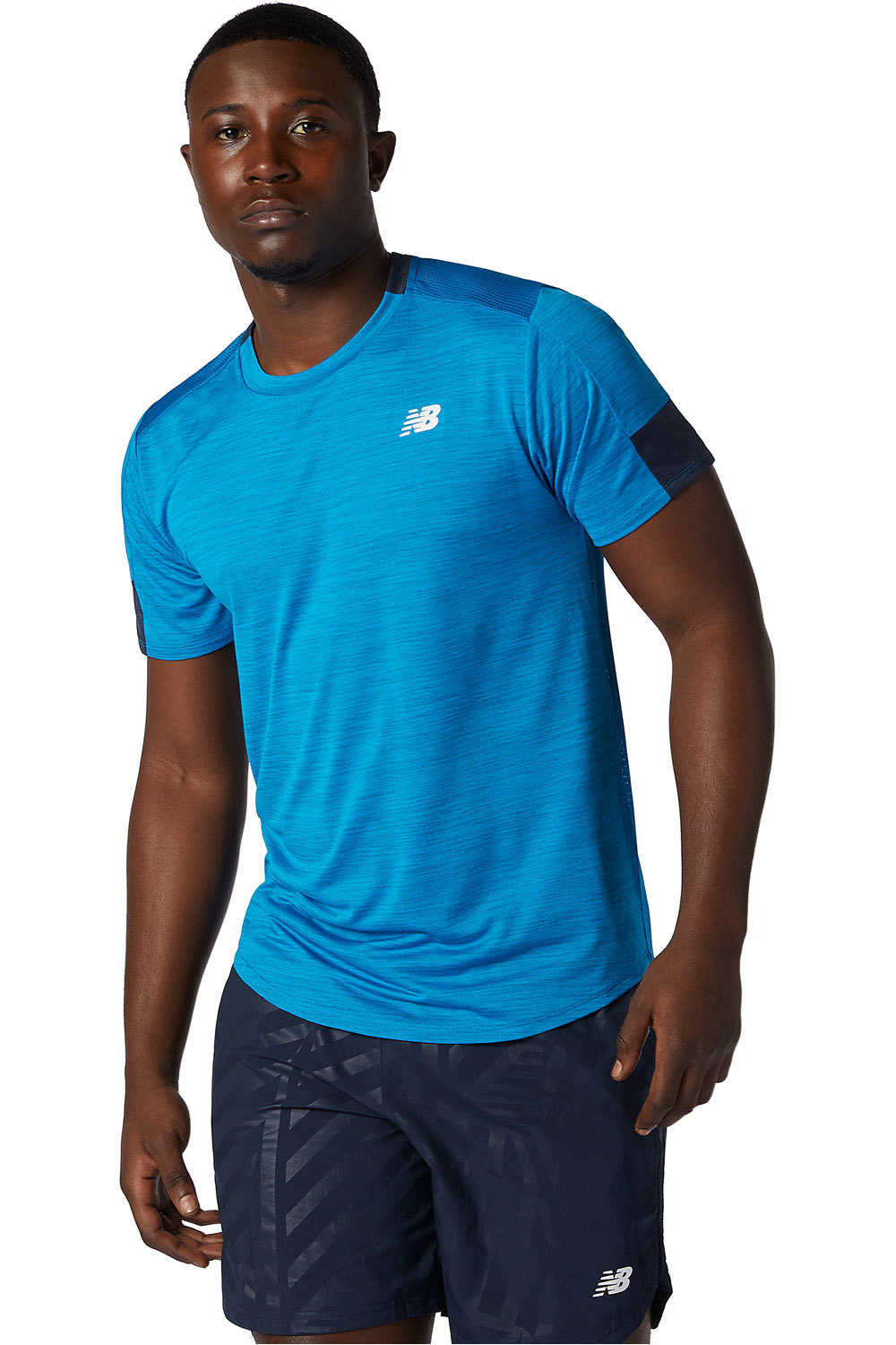 New Balance camiseta técnica manga corta hombre New Balance Fast Flight Short Sleeve AZ vista frontal New Balance camiseta técnica manga corta hombre New Balance Fast Flight Short Sleeve AZ vista frontal