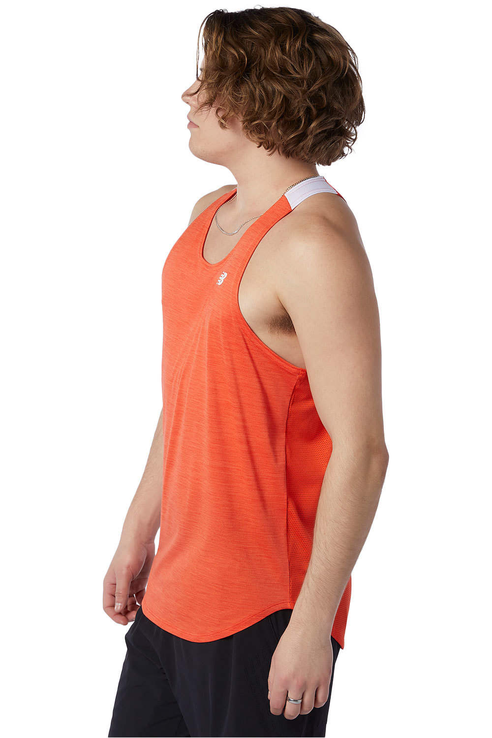 New Balance camiseta entrenamiento sin mangas hombre New Balance Fast Flight Singlet vista detalle New Balance camiseta entrenamiento sin mangas hombre New Balance Fast Flight Singlet vista detalle