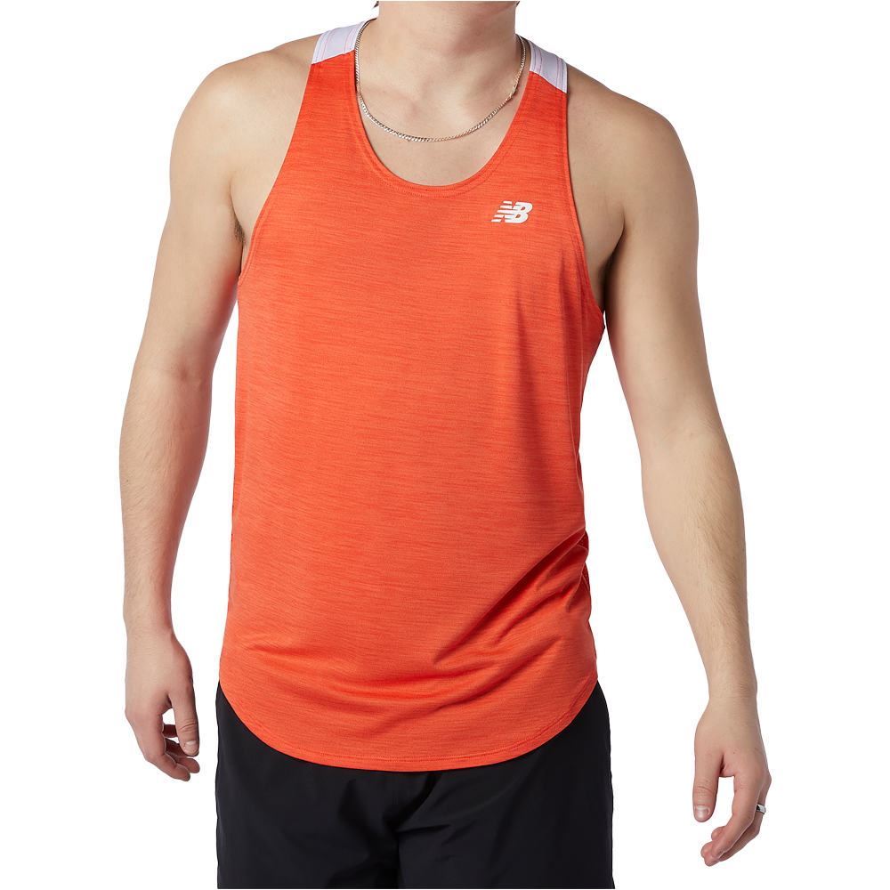 New Balance camiseta entrenamiento sin mangas hombre New Balance Fast Flight Singlet 04 New Balance camiseta entrenamiento sin mangas hombre New Balance Fast Flight Singlet 04