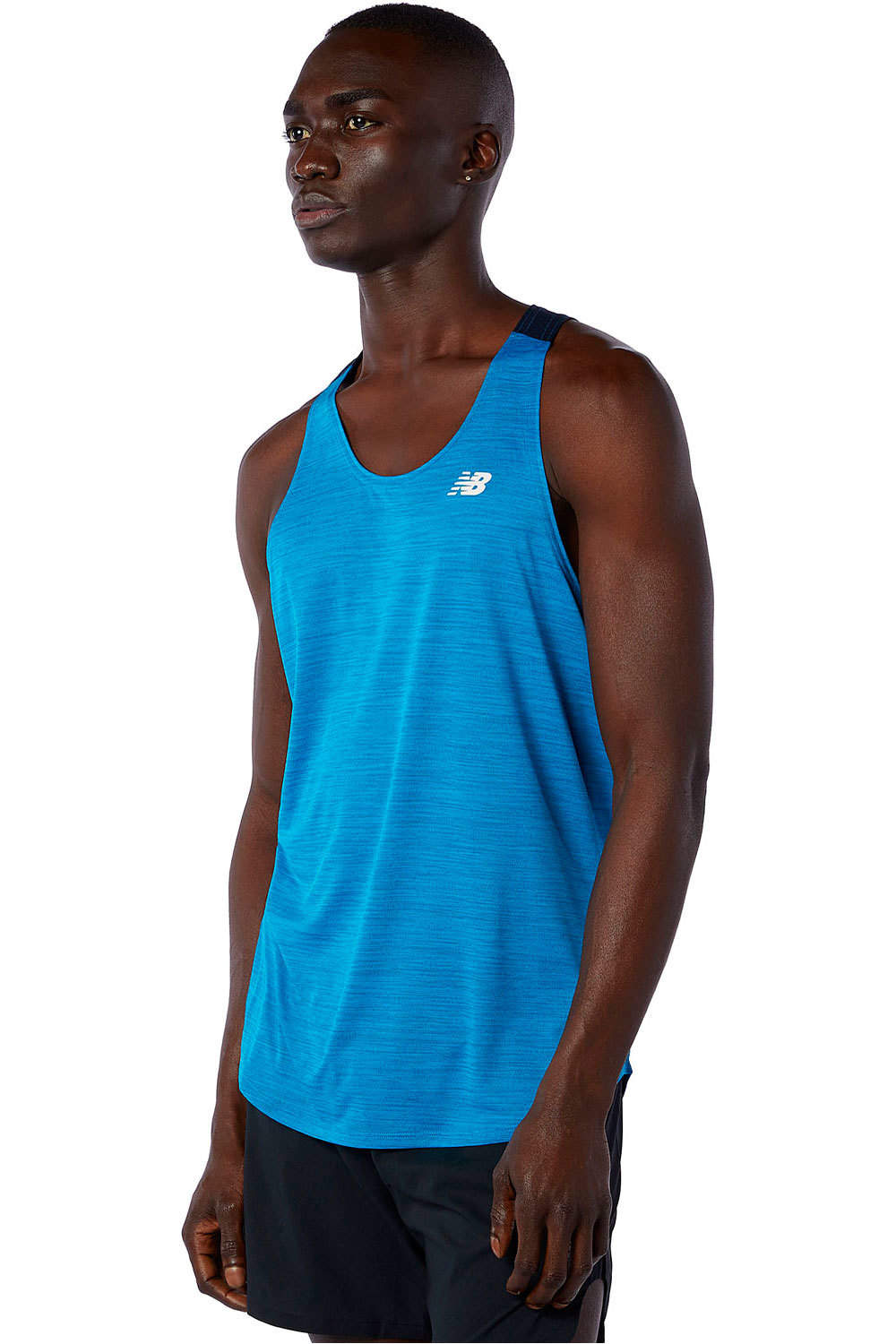 New Balance camiseta entrenamiento sin mangas hombre New Balance Fast Flight Singlet vista frontal New Balance camiseta entrenamiento sin mangas hombre New Balance Fast Flight Singlet vista frontal