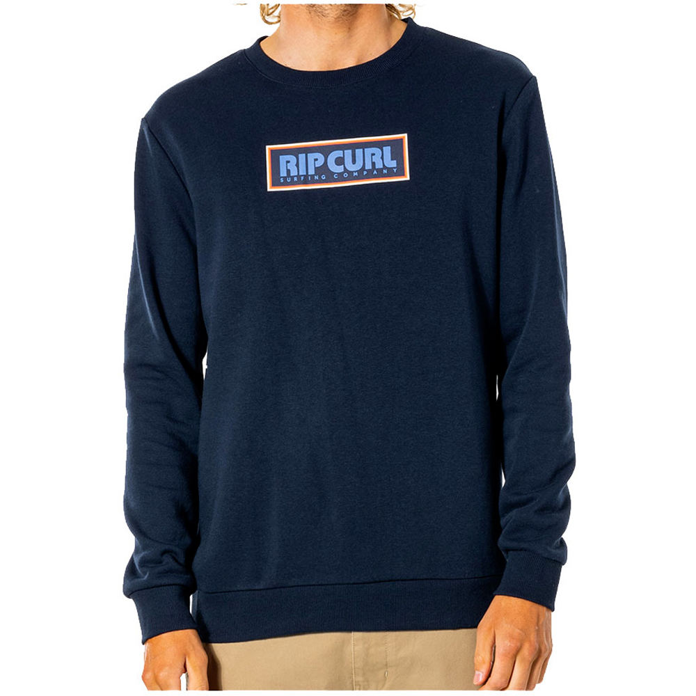 Rip Curl sudadera hombre Rip Curl SURF REVIVAL BOX CREW vista trasera Rip Curl sudadera hombre Rip Curl SURF REVIVAL BOX CREW vista trasera