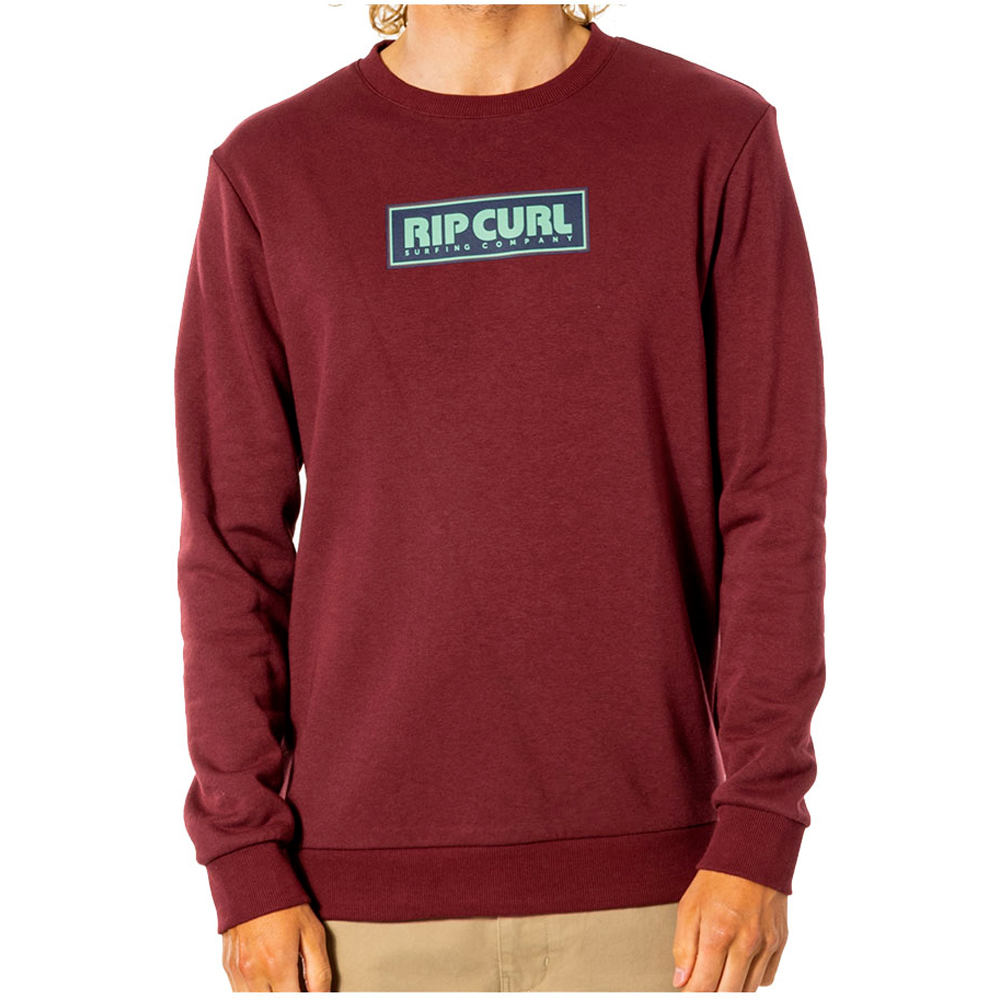 Rip Curl sudadera hombre Rip Curl SURF REVIVAL BOX CREW vista trasera Rip Curl sudadera hombre Rip Curl SURF REVIVAL BOX CREW vista trasera
