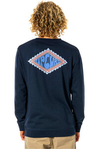 Rip Curl sudadera hombre Rip Curl SWC DIAMOND CREW vista trasera Rip Curl sudadera hombre Rip Curl SWC DIAMOND CREW vista trasera