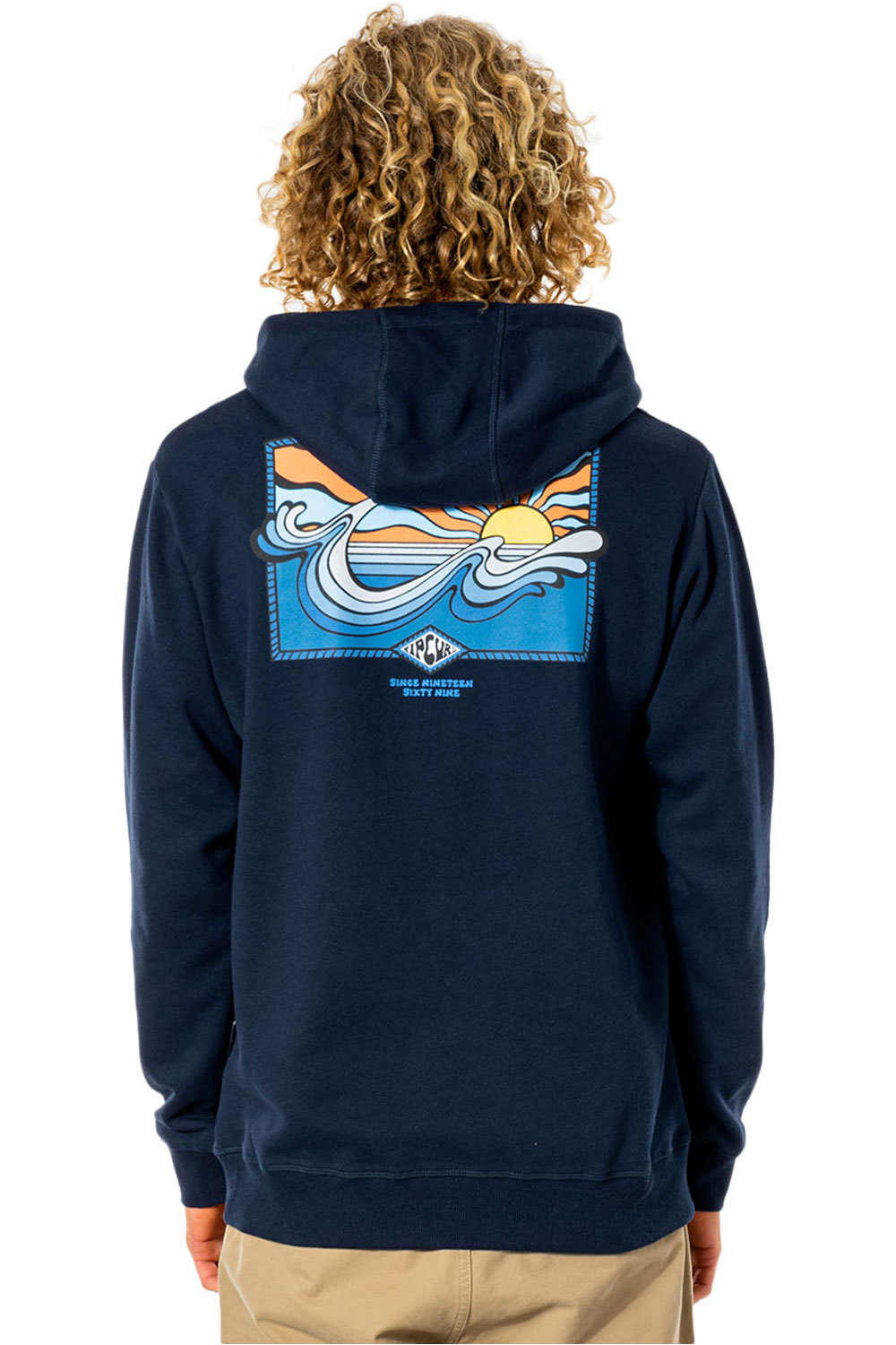 Rip Curl sudadera hombre Rip Curl SWC HAZED HOOD vista trasera Rip Curl sudadera hombre Rip Curl SWC HAZED HOOD vista trasera