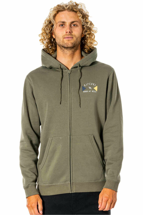 RIP CURL D'AMS ZIP THRU HOOD verde