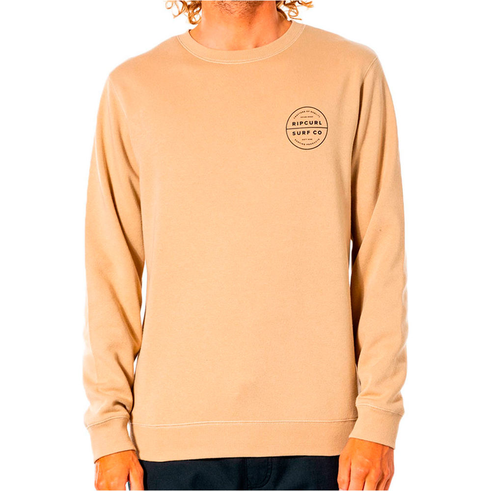 Rip Curl sudadera hombre Rip Curl RE ENTRY CREW vista detalle Rip Curl sudadera hombre Rip Curl RE ENTRY CREW vista detalle