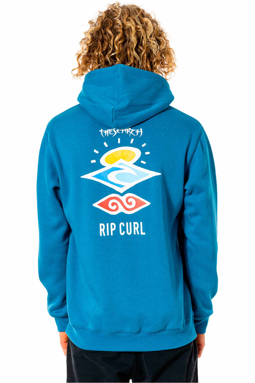 Rip Curl sudadera hombre Rip Curl SEARCH ICON HOOD vista trasera Rip Curl sudadera hombre Rip Curl SEARCH ICON HOOD vista trasera