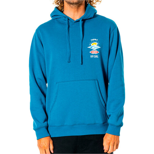 RIP CURL SEARCH ICON HOOD azul