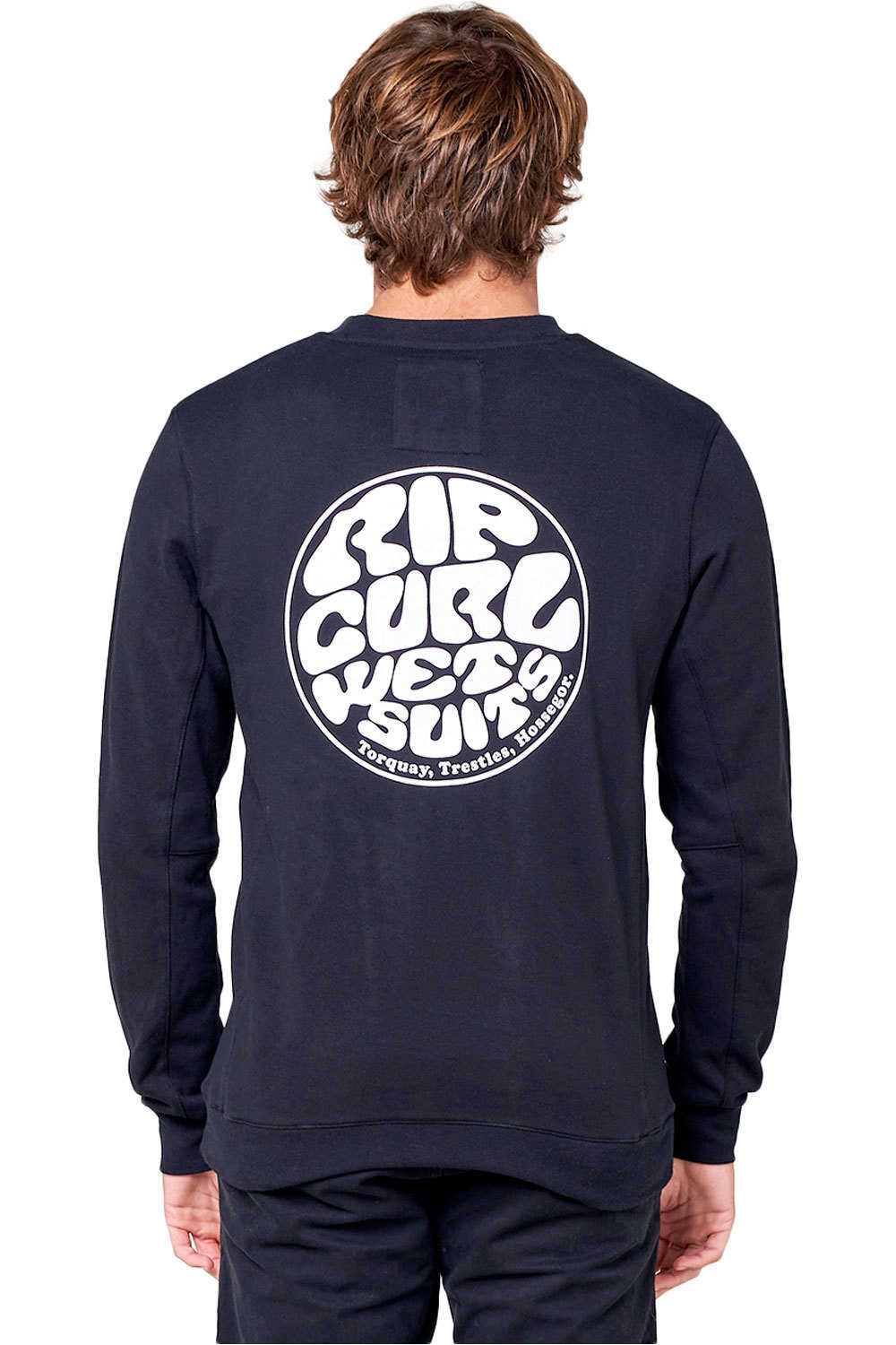 Rip Curl sudadera hombre Rip Curl OS PRINTED CREW vista trasera Rip Curl sudadera hombre Rip Curl OS PRINTED CREW vista trasera