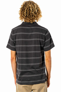 Rip Curl polo manga corta hombre Rip Curl PLAIN STRIPE POLO vista trasera Rip Curl polo manga corta hombre Rip Curl PLAIN STRIPE POLO vista trasera