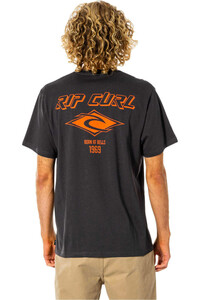 Rip Curl camiseta manga corta hombre Rip Curl FADEOUT ICON TEE vista trasera Rip Curl camiseta manga corta hombre Rip Curl FADEOUT ICON TEE vista trasera