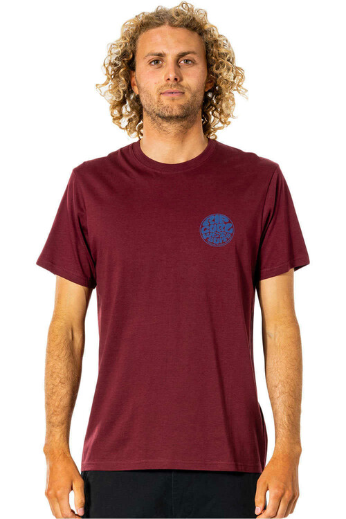 RIP CURL WETTIE ESSENTIAL TEE marron