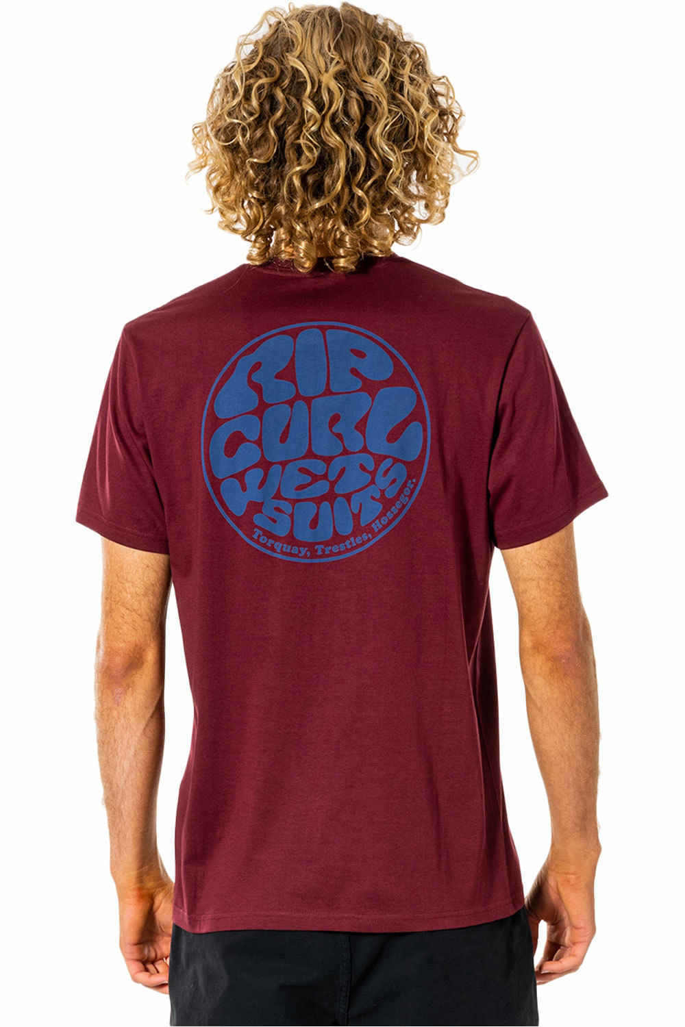 Rip Curl camiseta manga corta hombre Rip Curl WETTIE ESSENTIAL TEE vista trasera Rip Curl camiseta manga corta hombre Rip Curl WETTIE ESSENTIAL TEE vista trasera