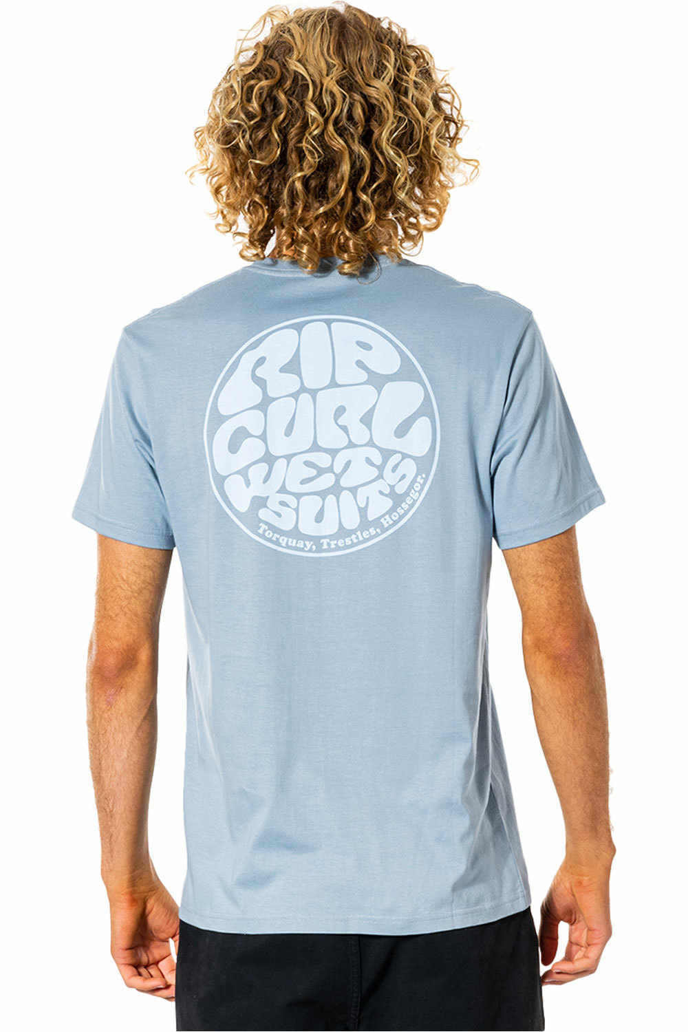 Rip Curl camiseta manga corta hombre Rip Curl WETTIE ESSENTIAL TEE vista trasera Rip Curl camiseta manga corta hombre Rip Curl WETTIE ESSENTIAL TEE vista trasera