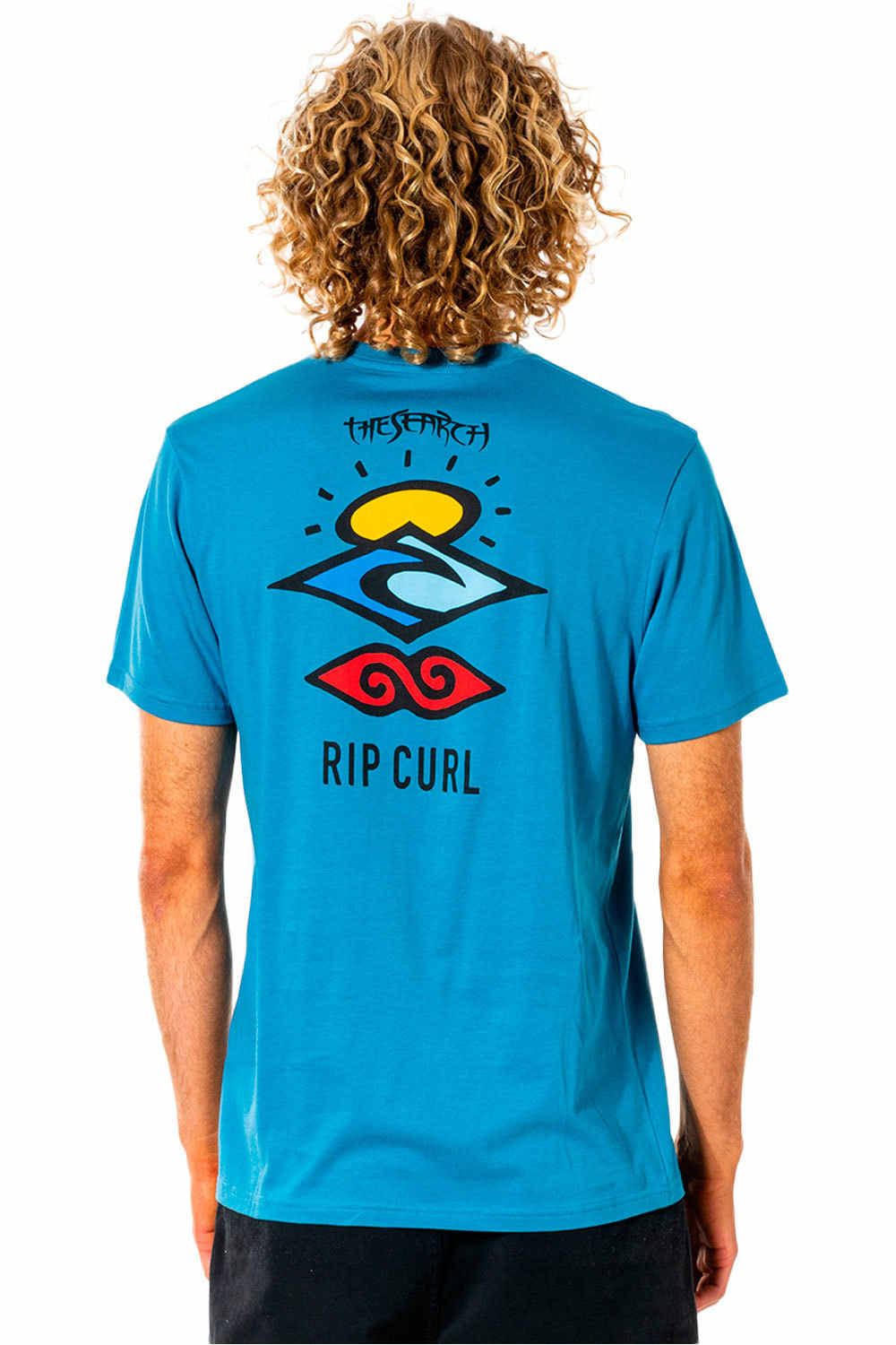 Rip Curl camiseta manga corta hombre Rip Curl SEARCH ESSENTIAL TEE vista trasera Rip Curl camiseta manga corta hombre Rip Curl SEARCH ESSENTIAL TEE vista trasera