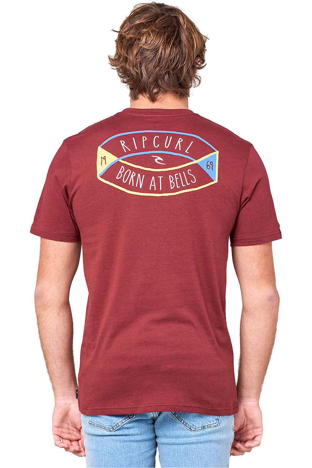 Rip Curl camiseta manga corta hombre Rip Curl D'AMS TEE vista trasera Rip Curl camiseta manga corta hombre Rip Curl D'AMS TEE vista trasera