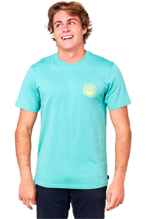 RIP CURL DOWN THE LINE SS TEE verde