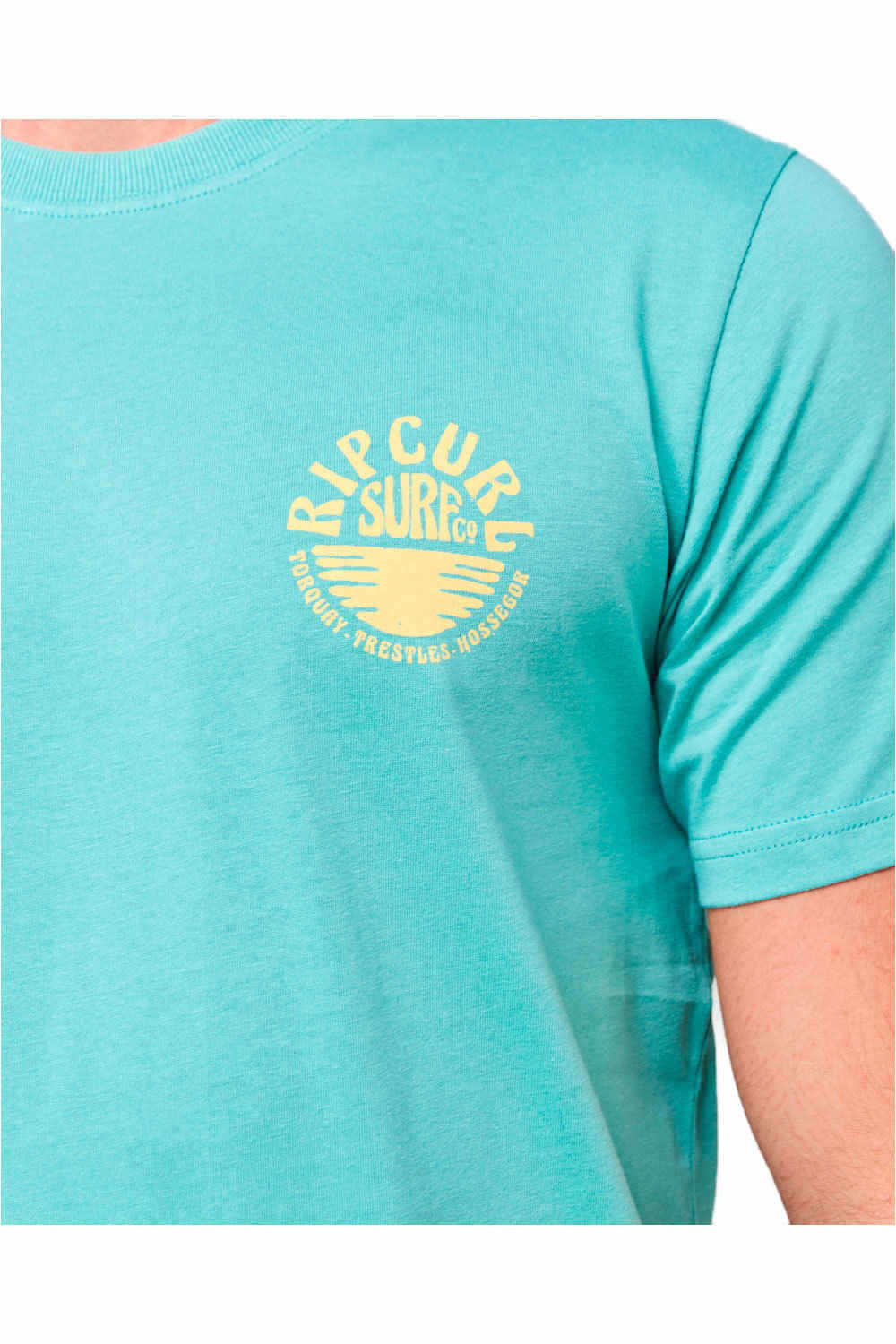 Rip Curl camiseta manga corta hombre Rip Curl DOWN THE LINE SS TEE vista detalle Rip Curl camiseta manga corta hombre Rip Curl DOWN THE LINE SS TEE vista detalle
