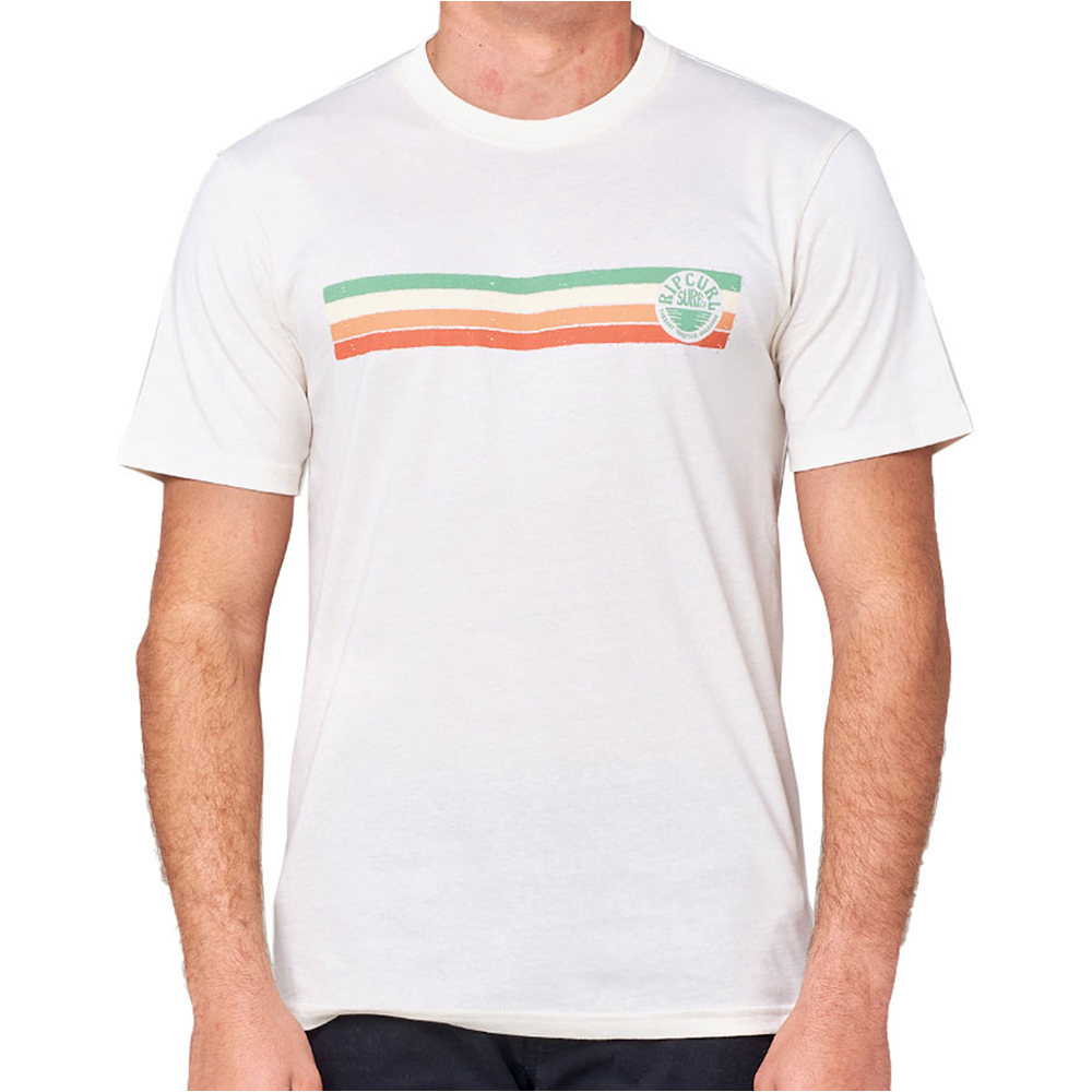 Rip Curl camiseta manga corta hombre Rip Curl DOWN THE LINE STRIPE SS TEE vista detalle Rip Curl camiseta manga corta hombre Rip Curl DOWN THE LINE STRIPE SS TEE vista detalle
